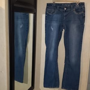 Maurice's stretch bootcut jeans sz- 7/8